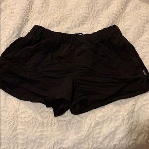 black patagonia shorts